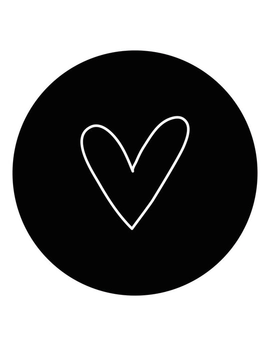 Muurcirkel - 'Hart' - Lounge&Lifestyle