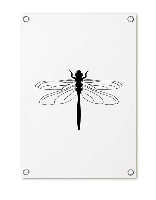 Tuinposter - Libelle - Lounge&Lifestyle