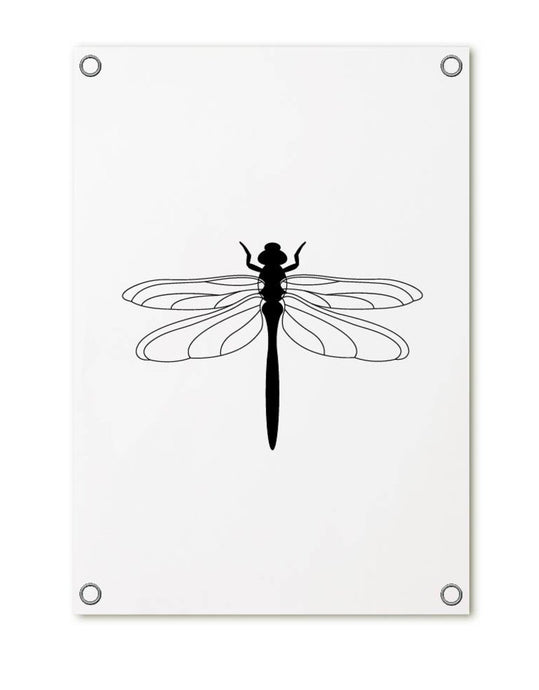 Tuinposter - Libelle - Lounge&Lifestyle