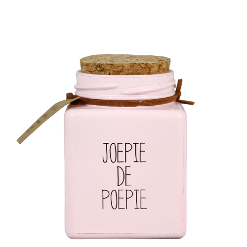 Soja kaars - Joepie de Poepie - Lounge&Lifestyle
