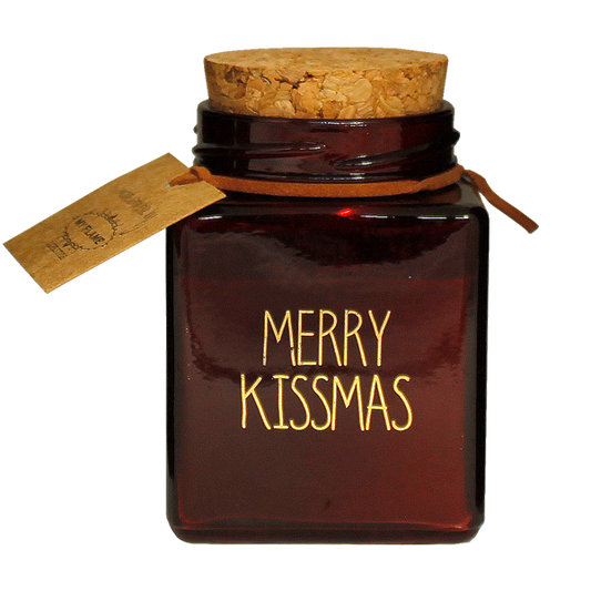 Sojakaars Merry Kissmas | Winter Wood Geurkaars