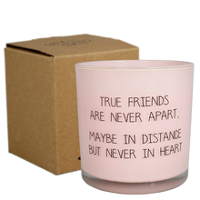 Afbeelding in Gallery-weergave laden, Soja kaars  - True friends are never apart
