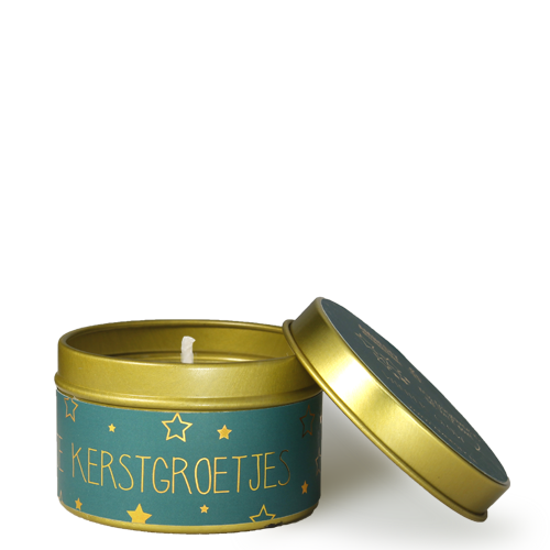 Sojakaars Een Blikje Kerstgroetjes | Winter Glow Geurkaars