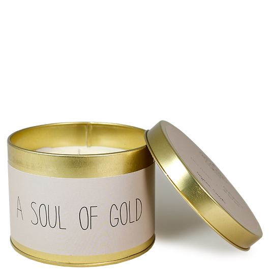 Soja kaars  - A soul of gold - Lounge&Lifestyle