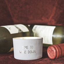 Afbeelding in Gallery-weergave laden, Soja kaars - Time to wine down - Lounge&amp;Lifestyle

