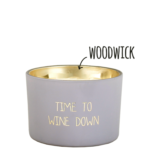 Soja kaars - Time to wine down - Lounge&Lifestyle