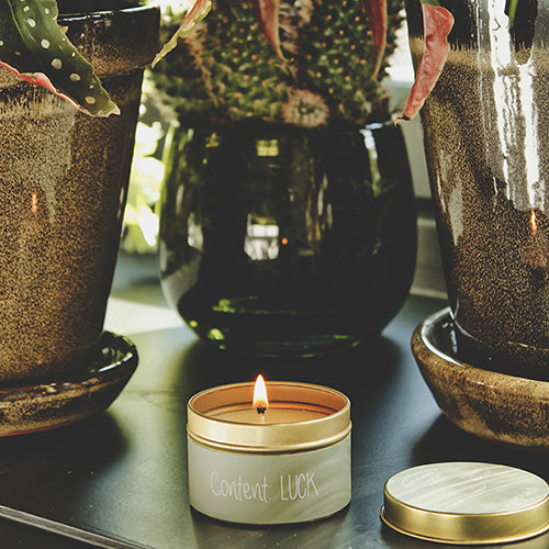 Soja kaars  - Content Luck - Lounge&Lifestyle