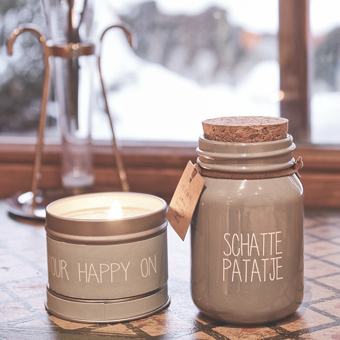 Soja kaars  - Get your happy on - Lounge&Lifestyle