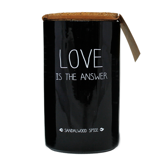 Soja kaars  - Love is the answer - Lounge&Lifestyle