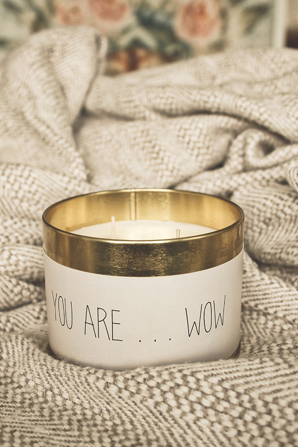 Soja kaars  - You are.. wow - Lounge&Lifestyle