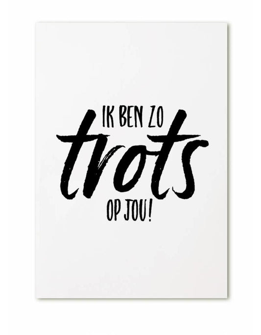 Cadeaukaartje - Trots - Lounge&Lifestyle
