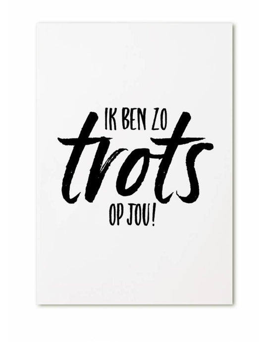 Cadeaukaartje - Trots - Lounge&Lifestyle