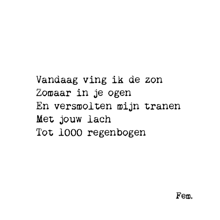 Vandaag ving ik de zon - Lounge&Lifestyle