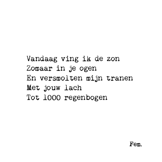 Vandaag ving ik de zon - Lounge&Lifestyle