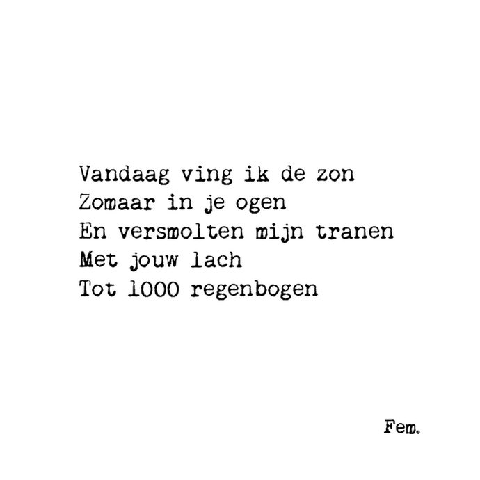Vandaag ving ik de zon - Lounge&Lifestyle