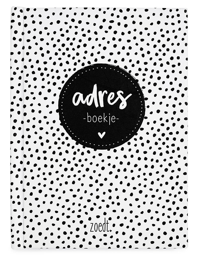 Adresboekje A6 | Adresboek Met Alfabet