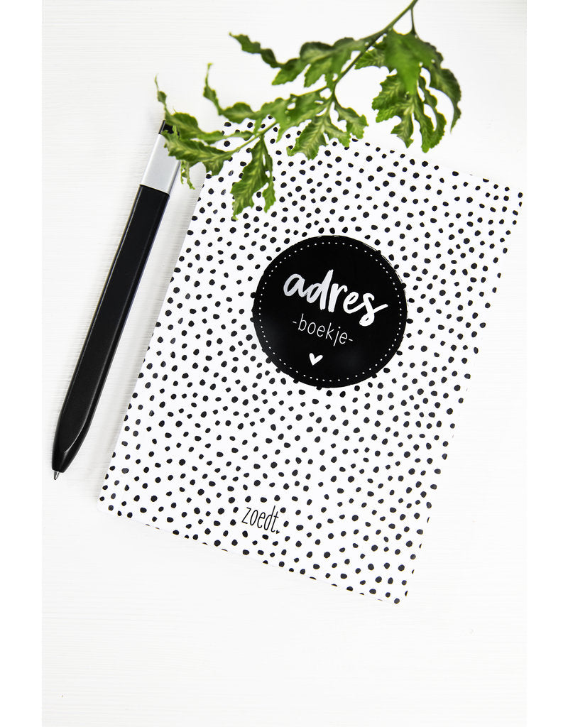 Adresboekje A6 | Adresboek Met Alfabet