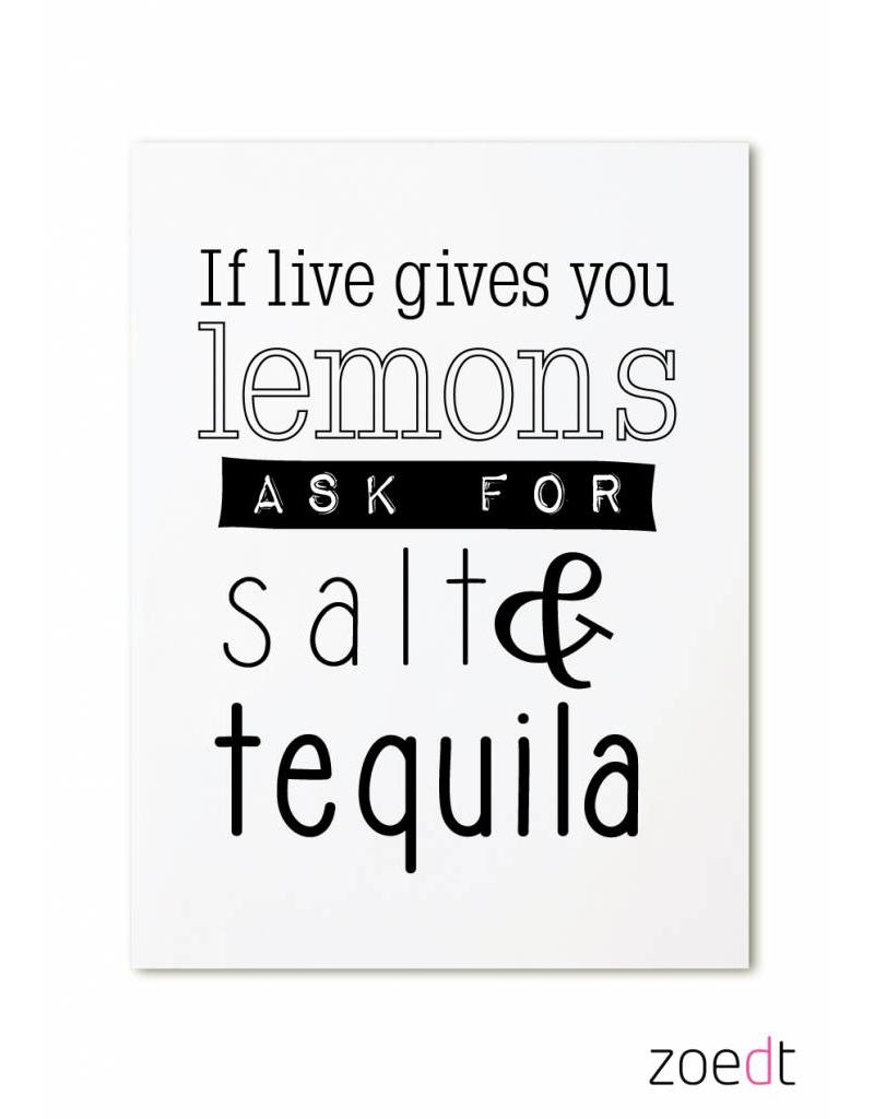 Kaart - If life gives you lemons - Lounge&Lifestyle