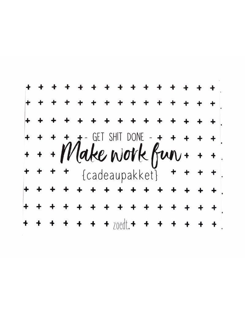 Cadeaupakket - Make work fun - Lounge&Lifestyle