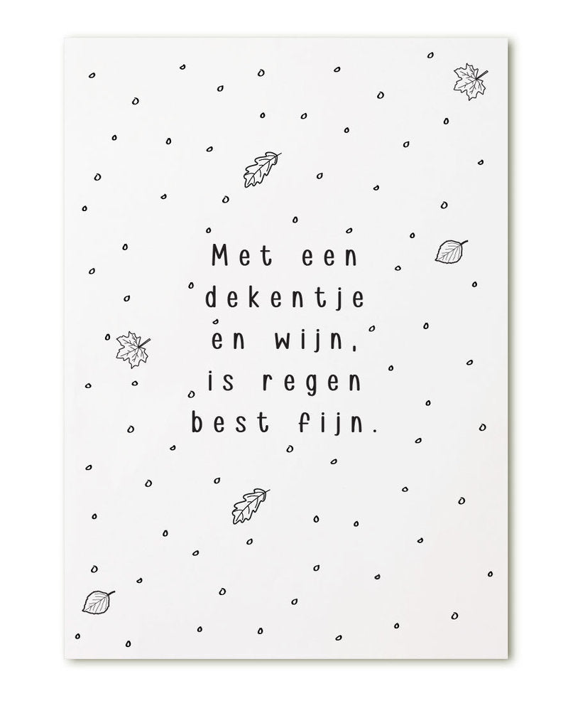 Kaart - Met een dekentje en wijn - Lounge&Lifestyle