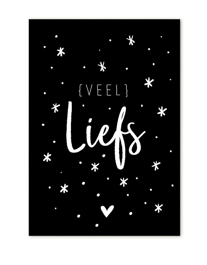 Cadeaukaartje - Veel liefs