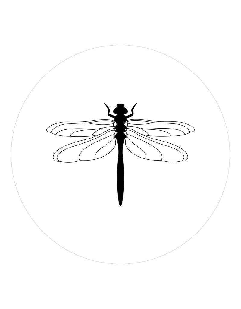 Muurcirkel - Libelle - Lounge&Lifestyle