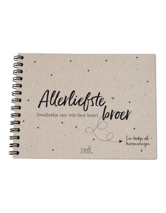 Invulboekje - Allerliefste broer - Lounge&Lifestyle