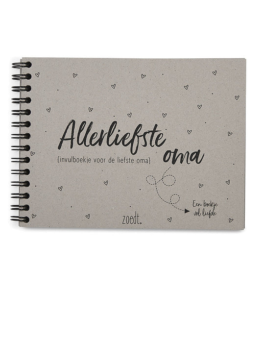 Invulboekje - Allerliefste oma - Lounge&Lifestyle