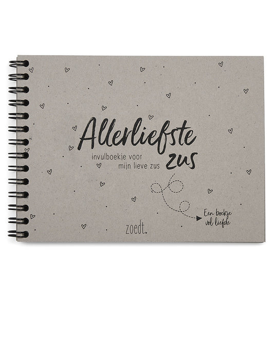 Invulboekje - Allerliefste zus - Lounge&Lifestyle