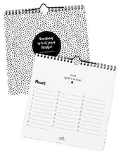 Afbeelding in Gallery-weergave laden, Verjaardagskalender zwart/wit met teksten - Lounge&amp;Lifestyle
