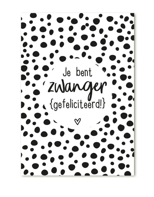 Cadeaukaartje - Zwanger - Lounge&Lifestyle
